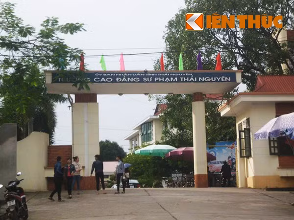 Trường CĐ Sư phạm Thái Nguyên, nơi nạn nhân A., đang theo học.
