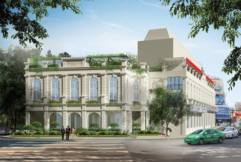 Phối cảnh của công trình Trung tâm thông tin văn hóa sát hồ Gươm. Trước đó, vào năm 2013, UBND TP Hà Nội cũng đã chấp thuận kiến nghị từ Sở Quy hoạch Kiến trúc về việc đặt địa điểm xây dựng ga metro C9 (thuộc dự án tuyến đường sắt đô thị số 2 Nam Thăng Long – Trần Hưng Đạo) nằm trên đường Đinh Tiên Hoàng, phía trước tổng công ty Điện lực Hà Nội. Tuy nhiên, dự án cũng không được sự đồng thuận của các chuyên gia, đặc biệt là người dân sống xung quanh khu vực hồ Gươm vì lo ngại có thể xâm phạm đến các di tích lịch sử nơi đây.