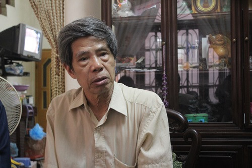 Ông Lê Văn Viễn, bố ruột của nạn nhân Lê Thị Thanh Huyền.