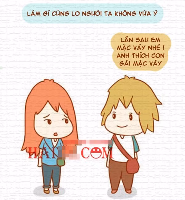 Sợ chàng phật ý.