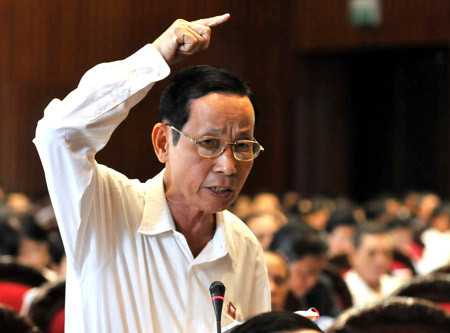 Ông Nguyễn Đăng Trừng thời còn là đại biểu Quốc hội.