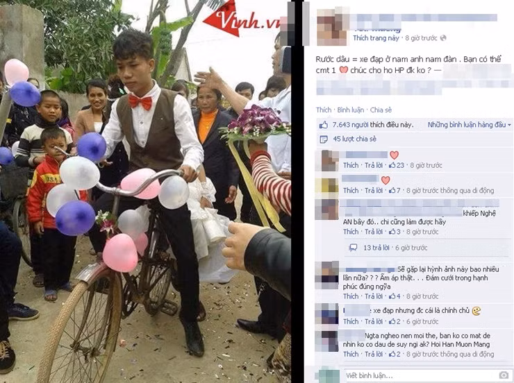 Bức ảnh xuất hiện trên một Fanpage Facebook hôm qua, đang khiến cư dân mạng "phát sốt".