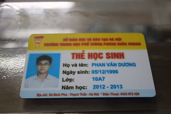 Nam sinh Dương bị đánh phải nhập viện phải tạm thời nghỉ học.