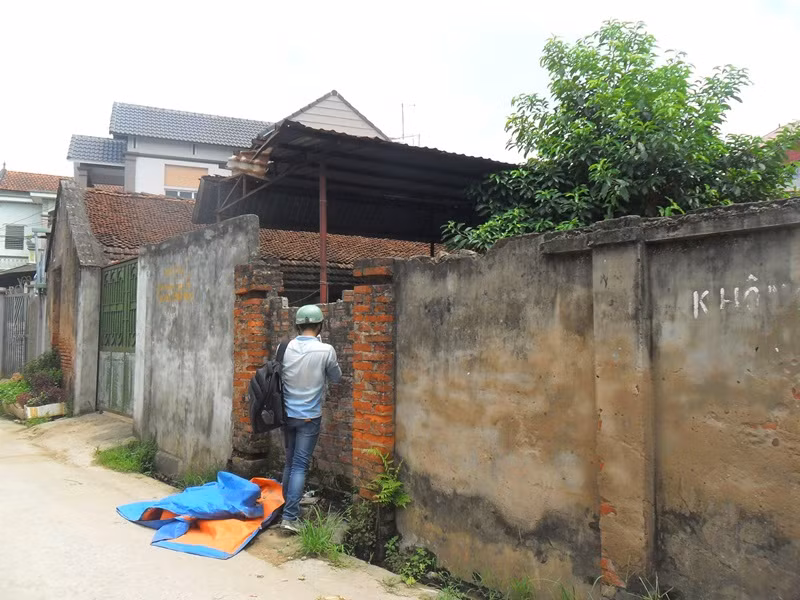 Ngôi nhà xảy ra vụ án mạng.