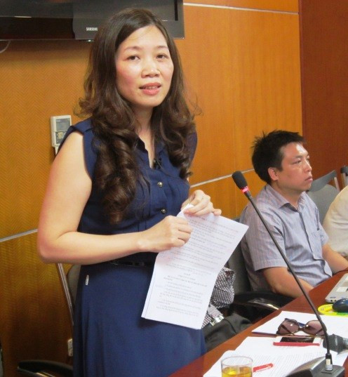 Bà Trịnh Thị Hằng Nga, Vụ pháp chế Bộ Giao thông Vận tải.