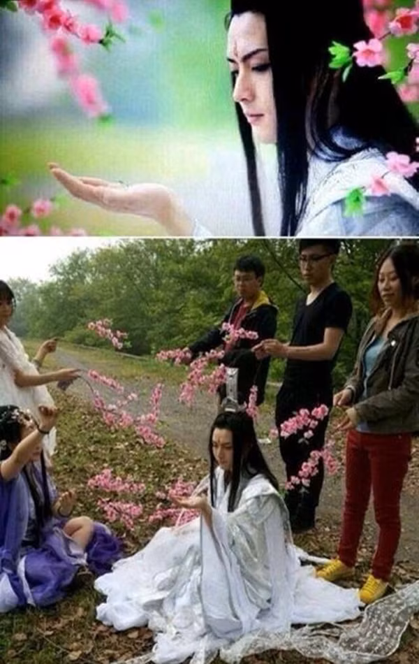 Đằng sau một bức ảnh đẹp.