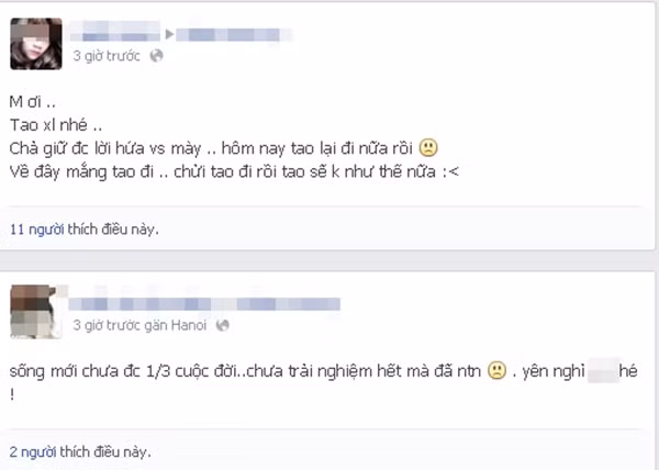 L ra đi mãi mãi và sẽ không bao giờ quay về nữa khiến bạn bè ai nấy xót xa.