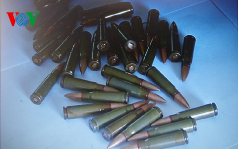 Tang vật từ vụ bắt giữ.