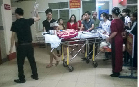 Thai phụ bị kéo lê hiện đang trong tình trạng rất nguy kịch. Thai phụ bị kéo lê hiện đang trong tình trạng rất nguy kịch.