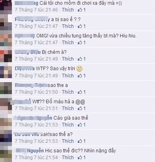 Nhiều bạn bè của M tỏ ra lo lắng, đồng cảm khi chưa biết sự thật về bức ảnh...