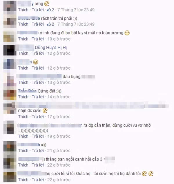 .. nhưng sau đó biết sự thật các thành viên mạng quay sang mỉa mai, đá xoáy, ném đá nam thanh niên.