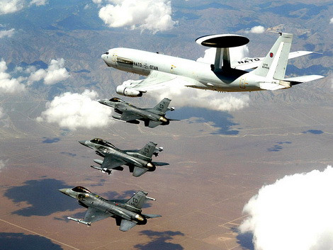 E-3 Sentry là chỗ dựa quan trọng của máy bay chiến đấu liên quân NATO