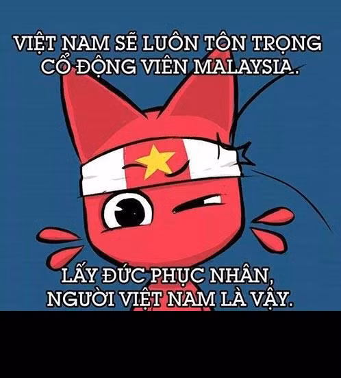 Các CĐV Việt Nam còn nhắc nhở nhau để thể hiện sự tôn trọng, tình hữu nghị với CĐV nước bạn, mỉm cười, ôm hôn họ nồng nhiệt như khi tiếp đón những vị khách quý. Một thành viên hội cổ động có nickname Q.Anh007 cho biết: "Chúng tôi sẽ cho các bạn Malaysia thấy hình ảnh đẹp về người Việt Nam nói chung và CĐV nói riêng".