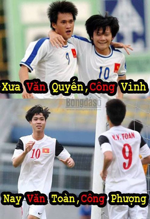 Sự thân thiết, ăn ý của cặp tiền đạo này khiến nhiều khán giả, người hâm mộ liên tưởng đến cặp đôi Công Vinh - Văn Quyến trong quá khứ.