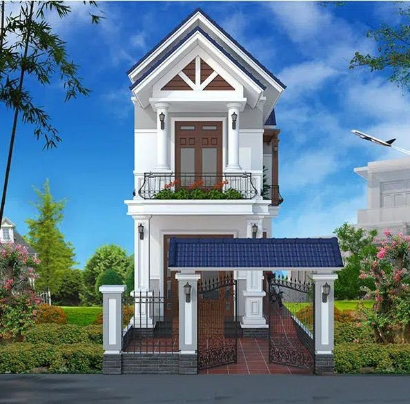 5 mẫu nhà 2 tầng đẹp chi phí chỉ 300 triệu, hợp cả thành thị và nông thôn - Hình 5 5 mau nha 2 tang dep chi phi chi 300 trieu, hop ca thanh thi va nong thon-Hinh-5