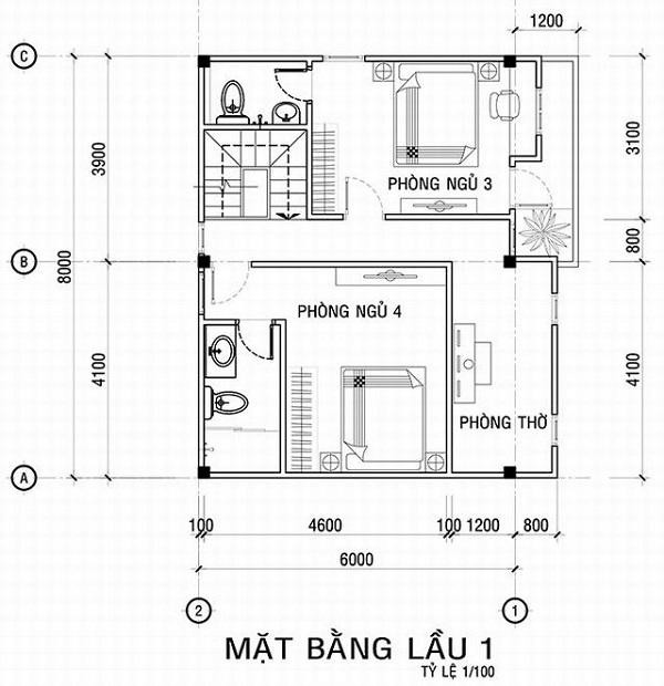 5 mẫu nhà 2 tầng đẹp chi phí chỉ 300 triệu, hợp cả thành thị và nông thôn - Hình 8 5 mau nha 2 tang dep chi phi chi 300 trieu, hop ca thanh thi va nong thon-Hinh-8