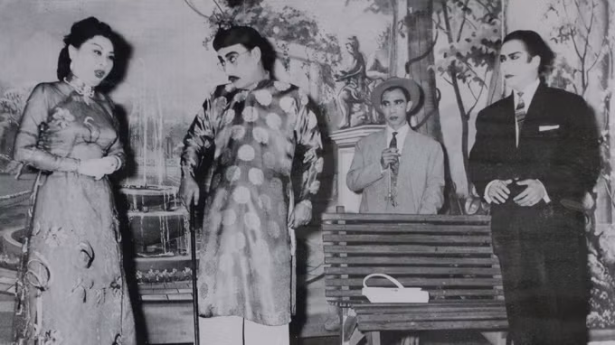 Nghệ sĩ Phùng Há trong vở Tô Ánh Nguyệt, năm 1958. Ảnh tư liệu.