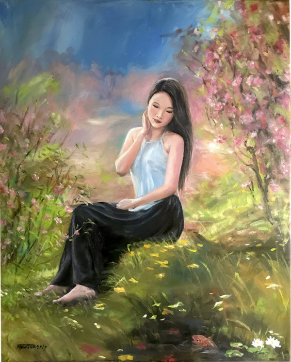 Vốn dĩ bố mẹ cô không đồng ý việc cô lấy chồng, không phải vì chồng mà là vì bố mẹ chồng, mẹ cô đã miêu tả thế này: "Môi trường trưởng thành của anh ấy có chút vấn đề". Và lúc đó cô ấy nghĩ rất đơn giản. Cô chỉ nghĩ: Mình lấy anh ấy chứ không phải bố mẹ anh ấy, bố mẹ anh ấy không liên quan gì đến mình, miễn là anh ấy xứng đáng.