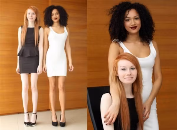 Bạn có tin đây là hai chị em sinh đôi