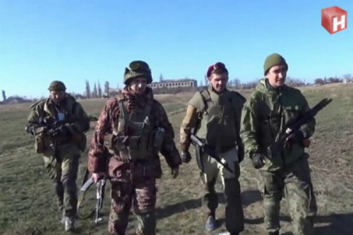 Những người lính cố thủ ở Nikishino.