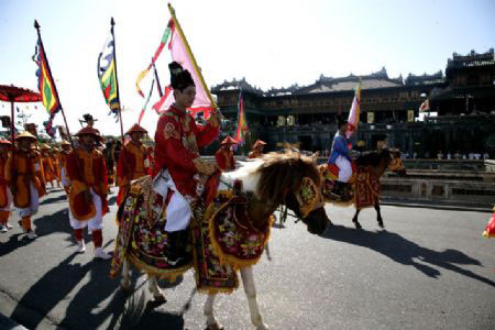 Đoàn ngự giá. Ảnh minh họa.
