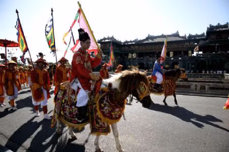 Đoàn ngự giá. Ảnh minh họa.