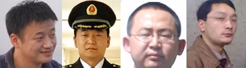 Từ trái sang: Huang Zhenyu, Sun kailiang, Wang dong và Wen Xingyu.