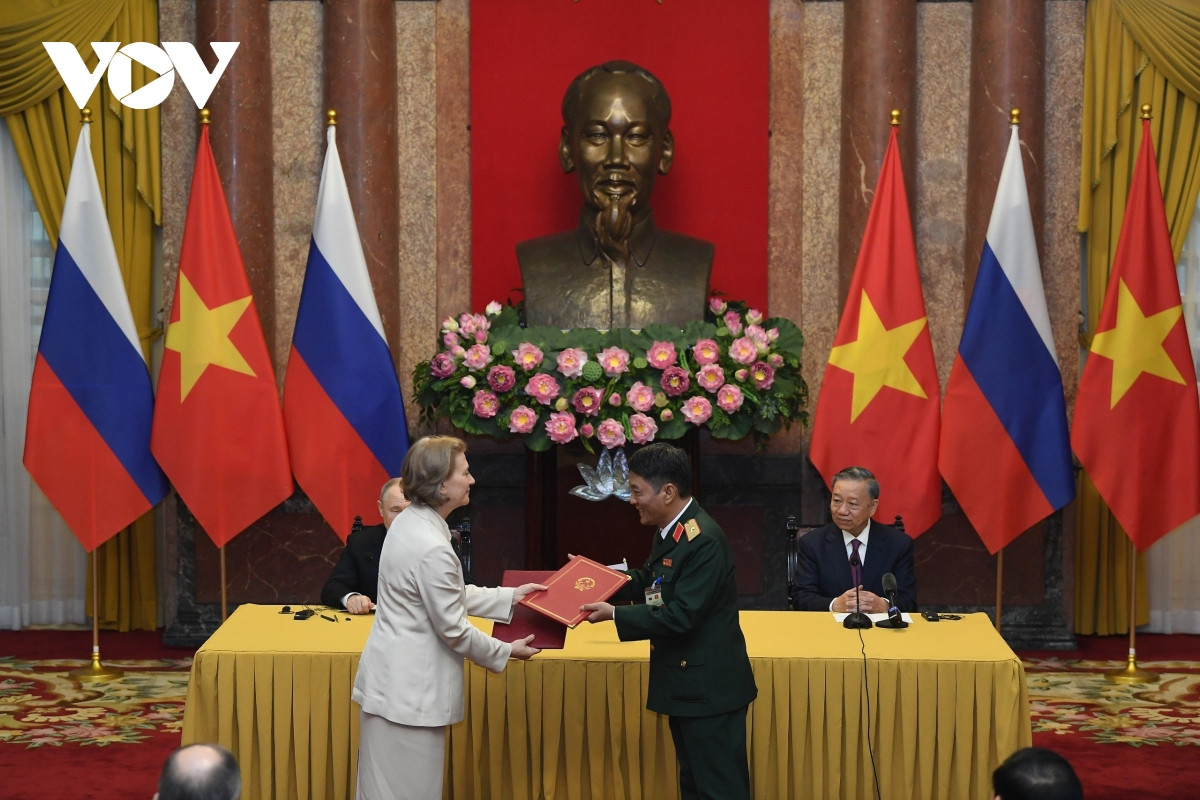 Chủ tịch nước Tô Lâm và Tổng thống Putin thống nhất hàng loạt vấn đề quan trọng - Hình 6 Chu tich nuoc To Lam va Tong thong Putin thong nhat hang loat van de quan trong-Hinh-6