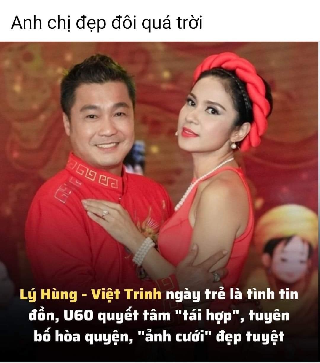 Việt Trinh nói gì về mối quan hệ hiện tại với Lý Hùng? Viet Trinh noi gi ve moi quan he hien tai voi Ly Hung?