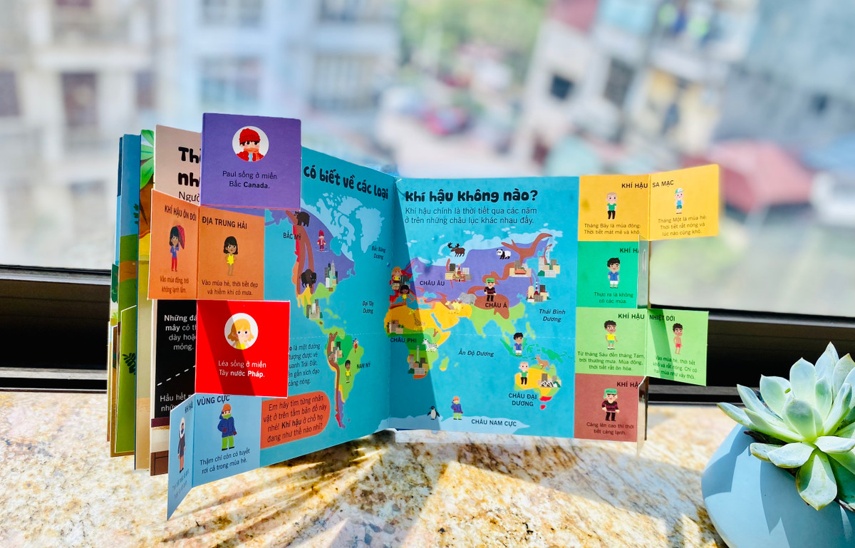 Giup tre kham pha co the nguoi va Trai Dat qua sach da tuong tac