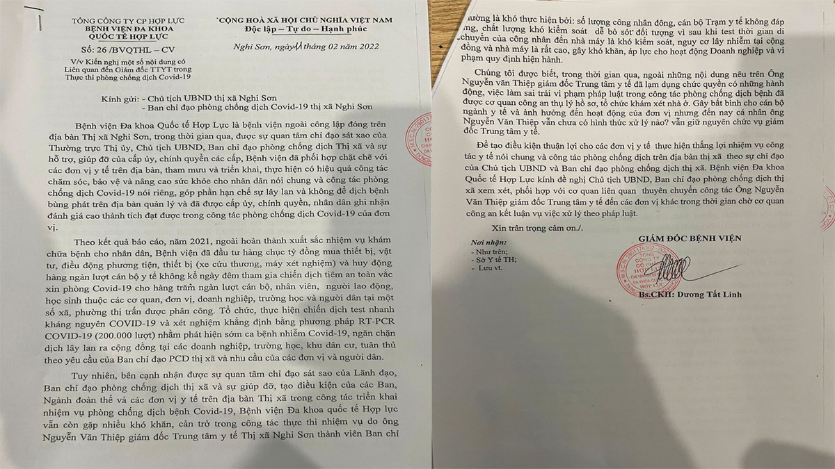 Giam doc benh vien ‘to’ Trung tam Y te ap dat test Covid-19-Hinh-2