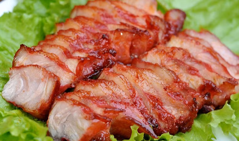 Thit heo nuong voi nguyen lieu nay thit ngon mem lai co mau dep mat