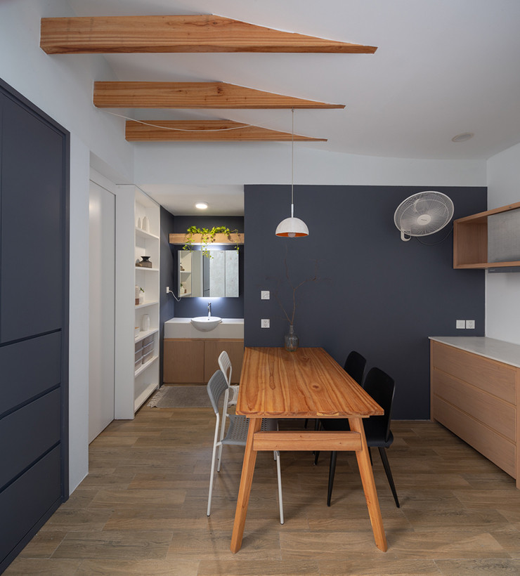 Mọi phòng đều có ánh sáng tự nhiên và thoáng đãng.