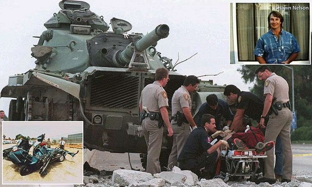 Nhưng nhiều người khác cho rằng chứng nghiện ma túy đã khiến Shawn Nelson gây ra sự việc này. "Ma túy đá khiến con người trở nên điên loạn, hung dữ và bạo lực", nhà tâm thần học Mark Kalish cho biết. Theo San Diego Union-Tribune. Tham khảo thêm Ảnh thế giới 7 ngày qua: Nhật thực hình khuyên và xung đột dữ dội ở Trung Đông