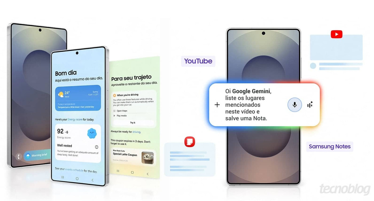 Hành động đa ứng dụng, có thể yêu cầu Gemini thực hiện lệnh liên quan đến nhiều ứng dụng bằng ngôn ngữ tự nhiên, như: "Tìm trận đấu tiếp theo của Warriors và thêm vào lịch." AI Photo Search cho phép tìm kiếm ảnh trong thư viện bằng cách sử dụng câu lệnh ngôn ngữ tự nhiên.