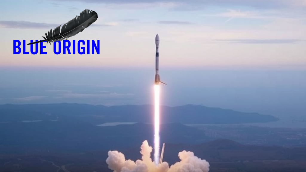 Vài giờ trước đó tại Florida, công ty tên lửa Blue Origin của tỷ phú Jeff Bezos phóng tên lửa siêu lớn mới nhất - New Glenn. Ảnh The CEO Publication