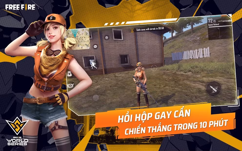 Ban đầu, Garena Free có tên gọi là Free Fire: Battle Royal. Rất nhanh, công ty Garena có trụ sở chính ở Singapore đã tiếp cận và mua lại bản quyền của game, đổi tên lại thành Free Fire: Battlegrounds và phát hành ở nhiều quốc gia, trong đó có Việt Nam. Ảnh: Garena
