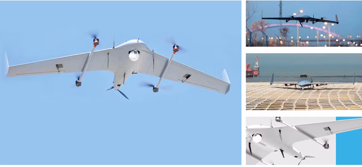 Ngoài ra, Học viện Hàng không tổng hợp Liêu Ninh cũng nghiên cứu chế tạo 4 mẫu thiết bị bay không người lái khác nhau đa dạng trong mục đích sử dụng.