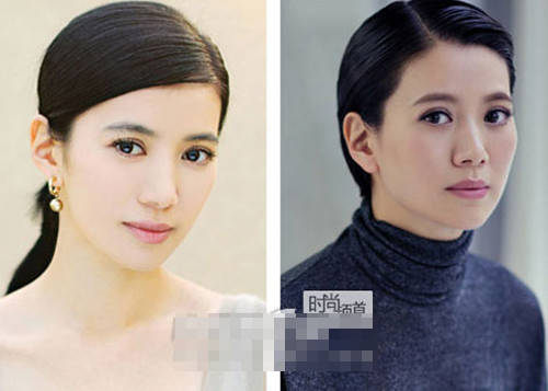 Ngôi sao điện ảnh Hong Kong Viên Vịnh Nghi cũng thử xuống tóc để "trẻ hóa" nhưng bất thành.