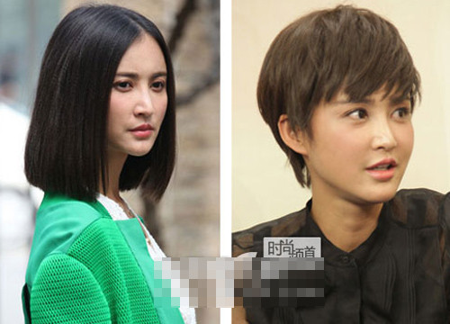 Mái tóc ngắn giúp khuôn mặt của Trương Hâm Nghệ cá tính và trẻ hơn.