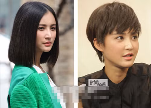 Mái tóc ngắn giúp khuôn mặt của Trương Hâm Nghệ cá tính và trẻ hơn.