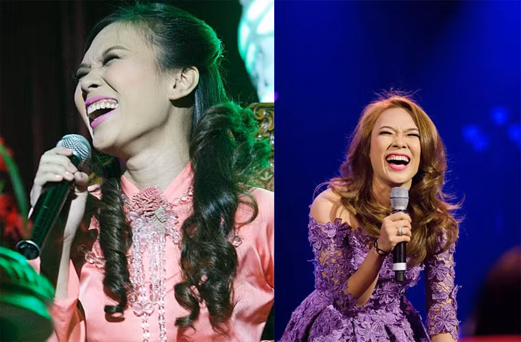 Mỹ Tâm luôn gần gũi với khán giả nhờ những nụ cười hết mình và thân thiện như thế này.