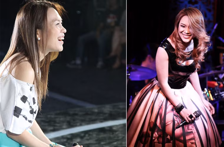 Mỹ Tâm với nụ cười đã thành "thương hiệu".