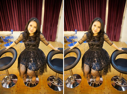 Thùy Chi giờ đây đẹp hơn, quyến rũ hơn và giọng hát vẫn ngọt ngào như xưa.