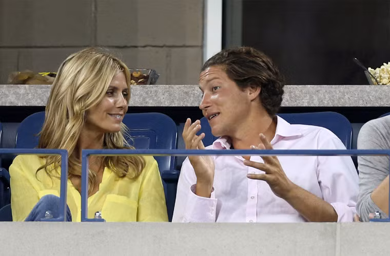 Cặp phi công – máy bay gặp nhau lần đầu tại bữa tiệc Vanity Fair ở Oscar đầu năm nay. Hôm đó Heidi còn tận mắt chứng kiến Vito hôn say sưa một vũ nữ.