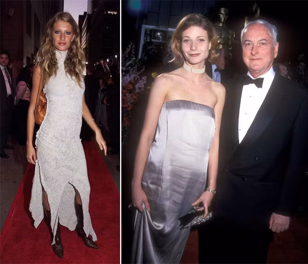 Siêu mẫu Gisele Bündchen cầu kỳ với chiếc váy te tua trên thảm đỏ năm 2000. Còn chiếc váy mà Gwyneth Paltrow mặc trên thảm đỏ năm 1994 lại được ví như chiếc váy ngủ vì quá nhàu nhì.