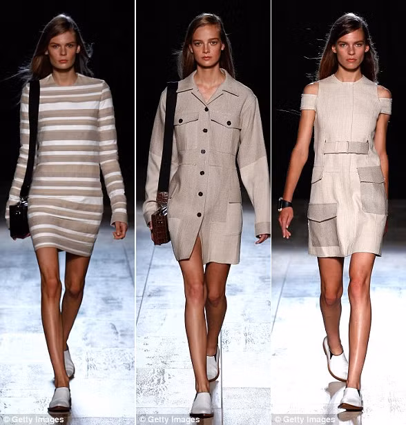 Bộ sưu tập giày bệt của bà Beck mang hơi hướng của những năm 60 thế kỷ trước.