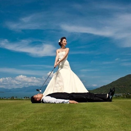 Vợ chồng Jennifer Phạm và Đức Hải cũng có những bức ảnh đáng nhớ.