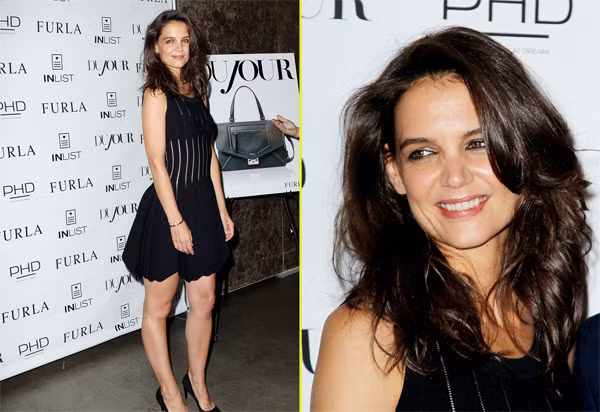 Hình ảnh Katie Holmes mỗi khi đi dự sự kiện lại khác hẳn khi cô có người trang điểm và stylist chọn trang phục.