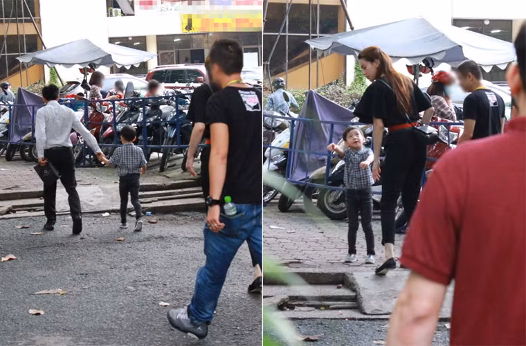 Mặc dù đưa Subeo đi chơi nhưng ít khi Hồ Ngọc Hà và Cường đô-la chụp ảnh chung.